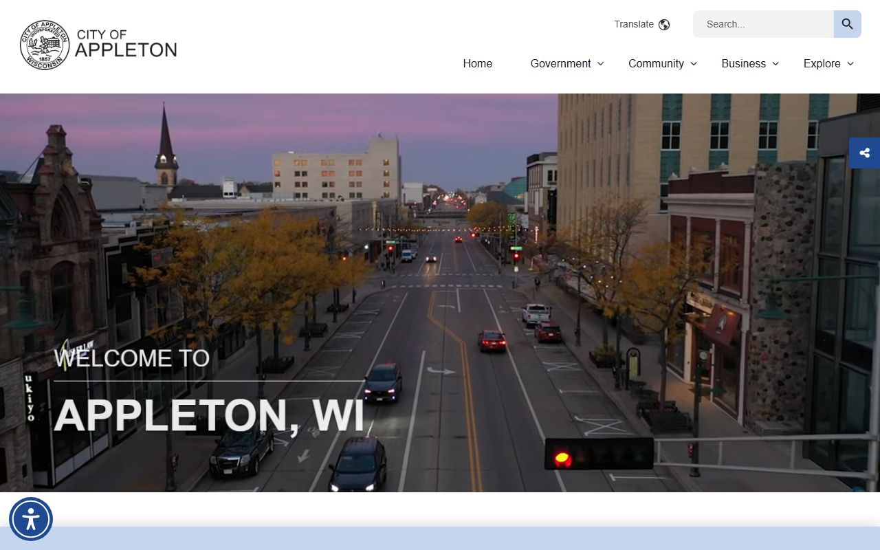 Appleton Family Court Records city website
