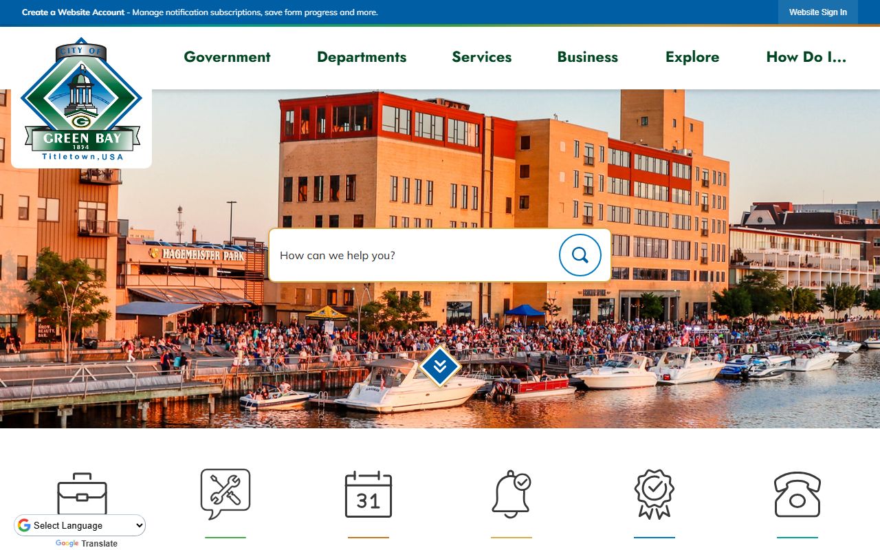 Green Bay Family Court Records city website