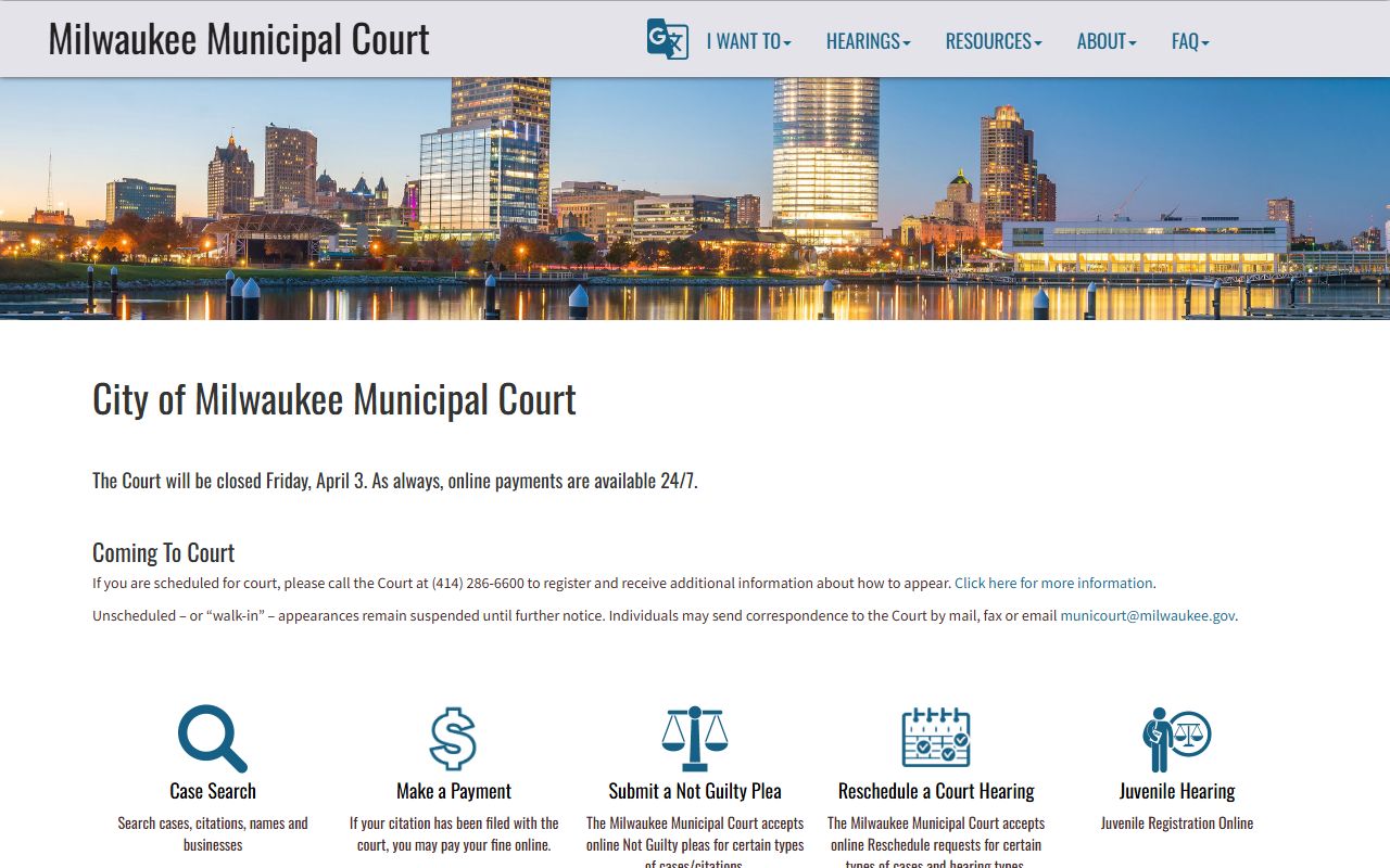 Milwaukee Family Court Records municipal court