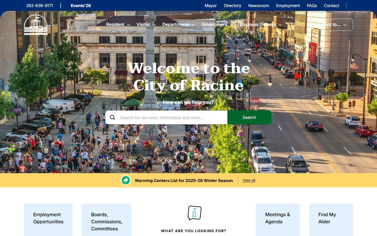 Racine Family Court Records city website