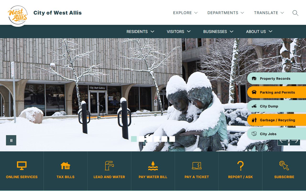 West Allis Family Court Records city website