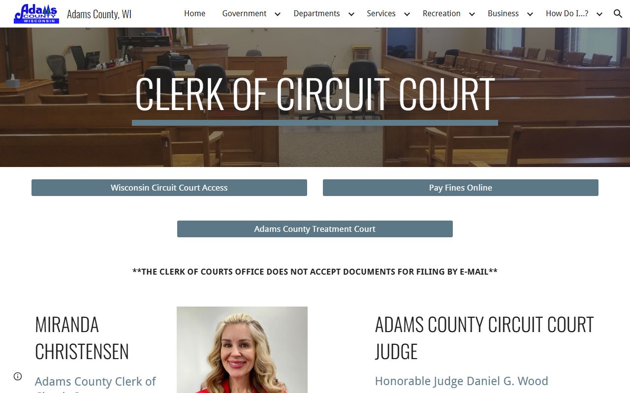 Adams County Family Court Records clerk office