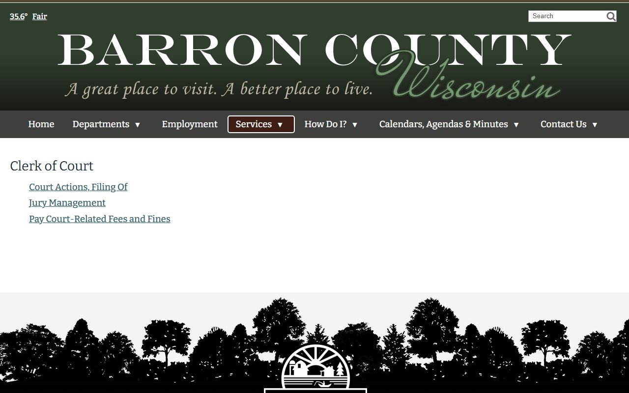 Barron County Family Court Records government directory