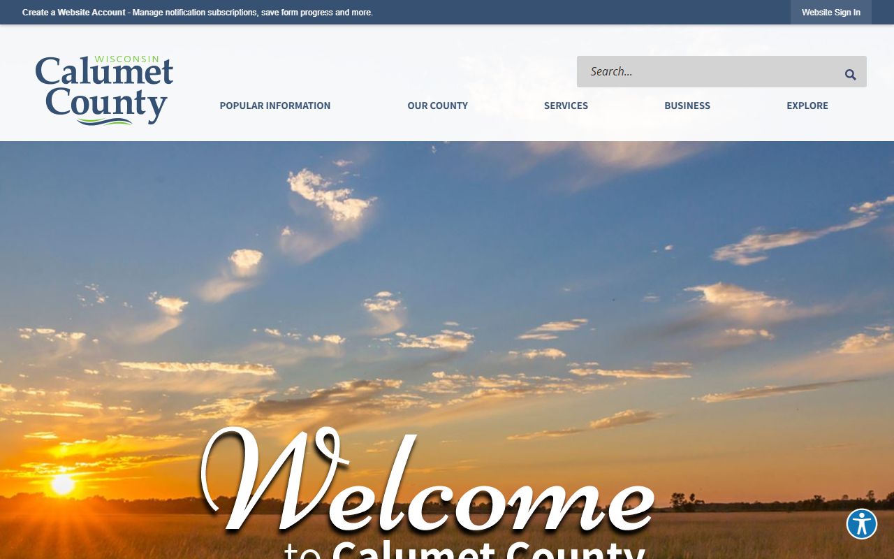 Calumet County Family Court Records official county website