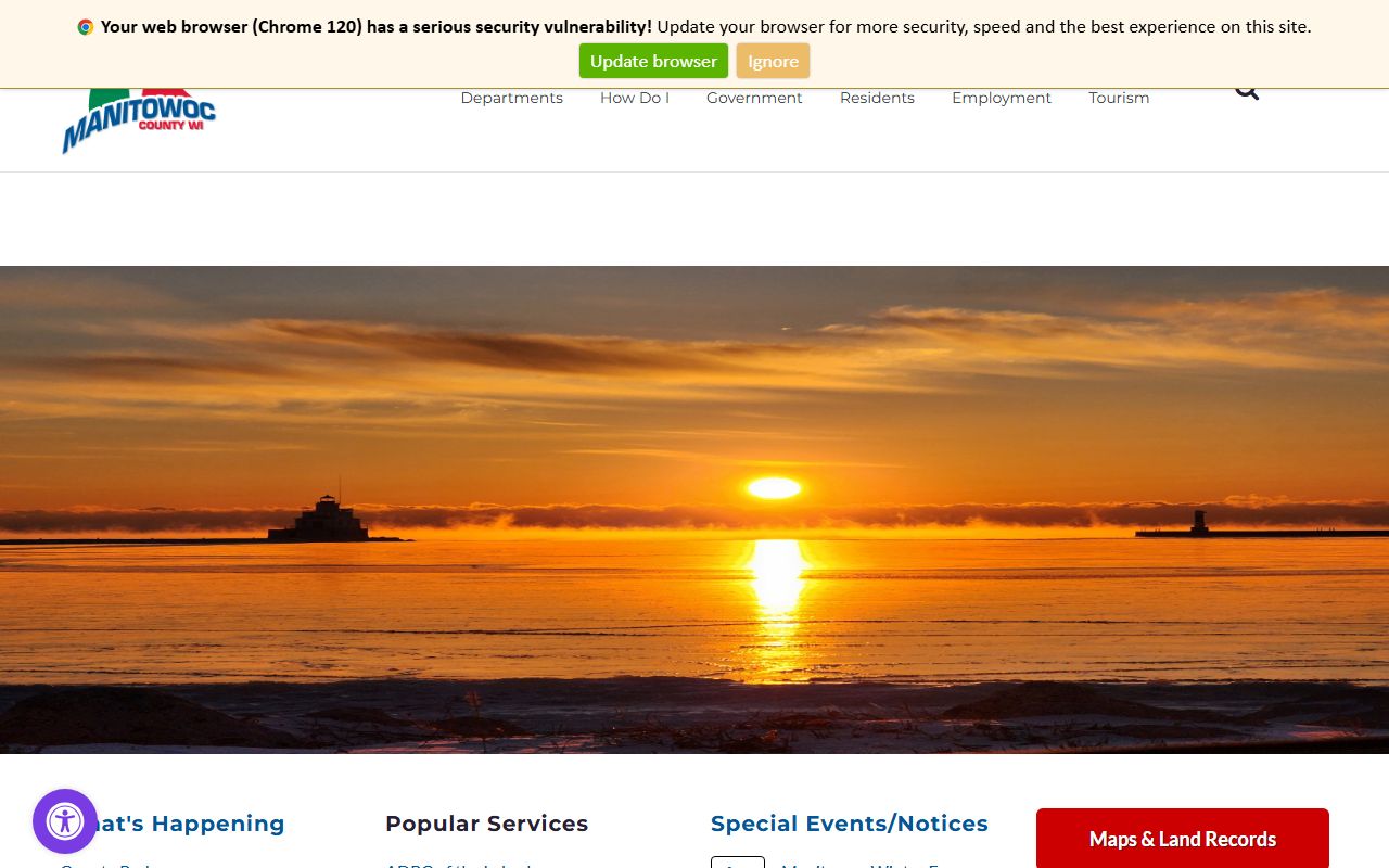 Manitowoc Family Court Records county website