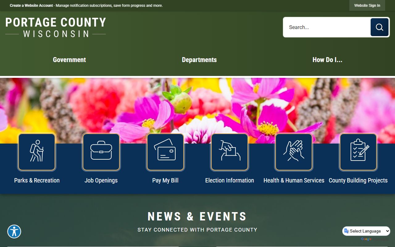 Portage County Family Court Records official website