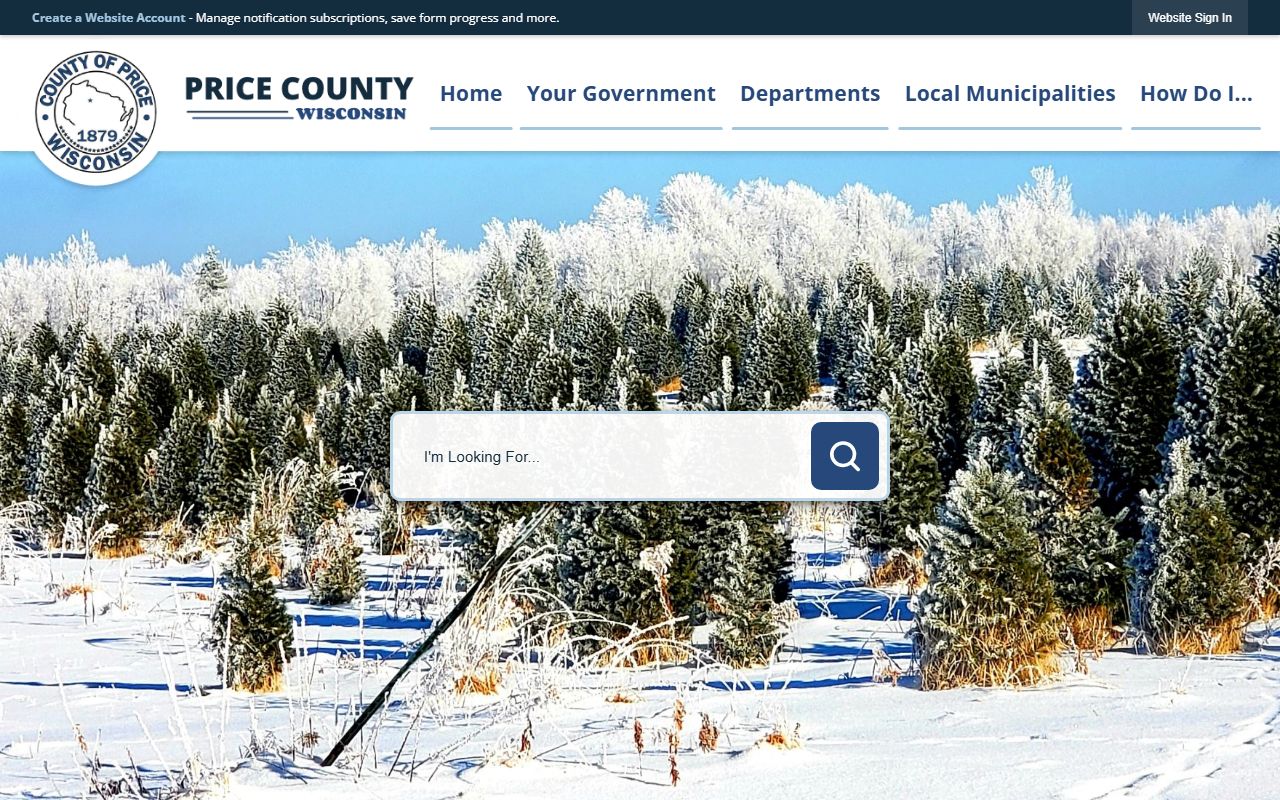 Price County Family Court Records official website