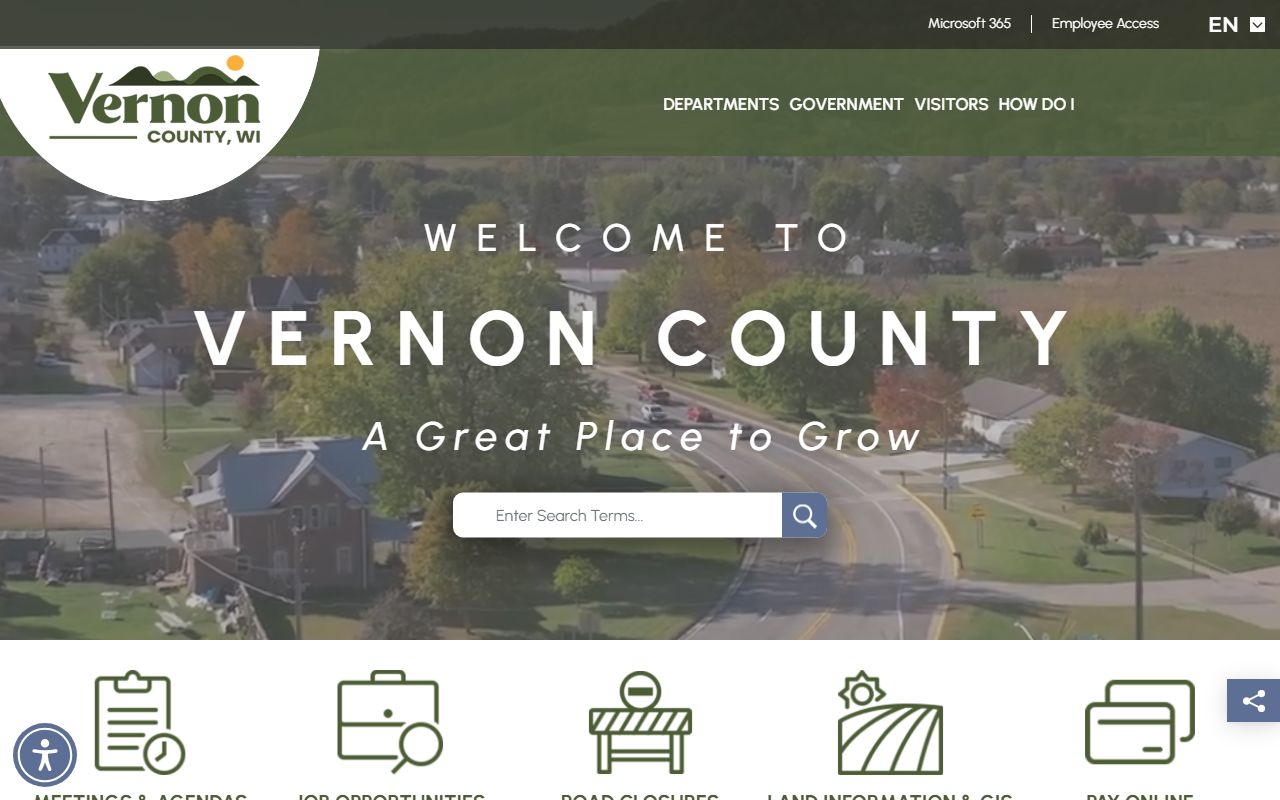 Vernon County Family Court Records official website