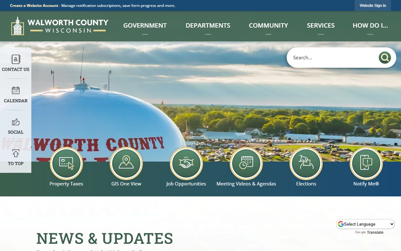 Walworth County Family Court Records official website
