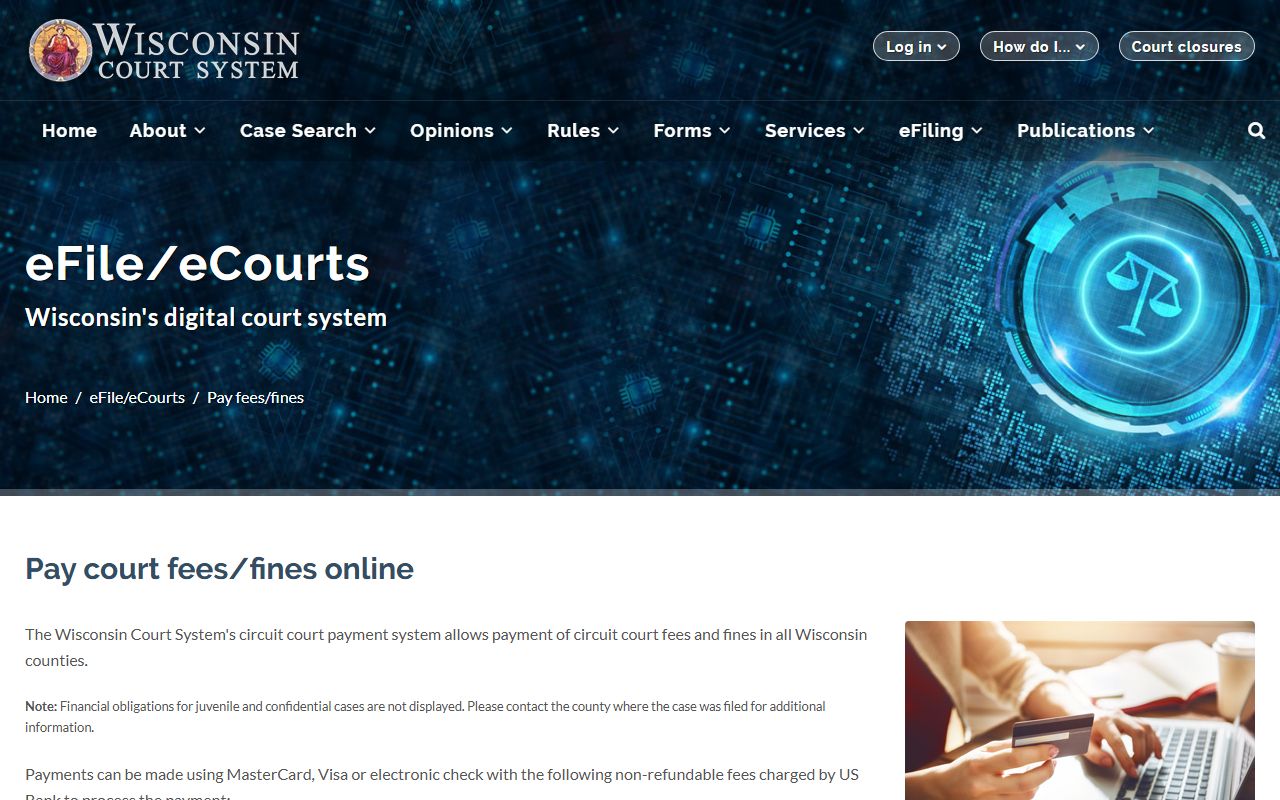 Wisconsin Family Court Records online payments